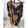 Robe noire et dorée grande taille