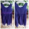 Belle robe violette enfant iefel 8 ans