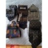 Lot de 5 cravates de Marques-100%Soie(Italiennes,Désigner US)