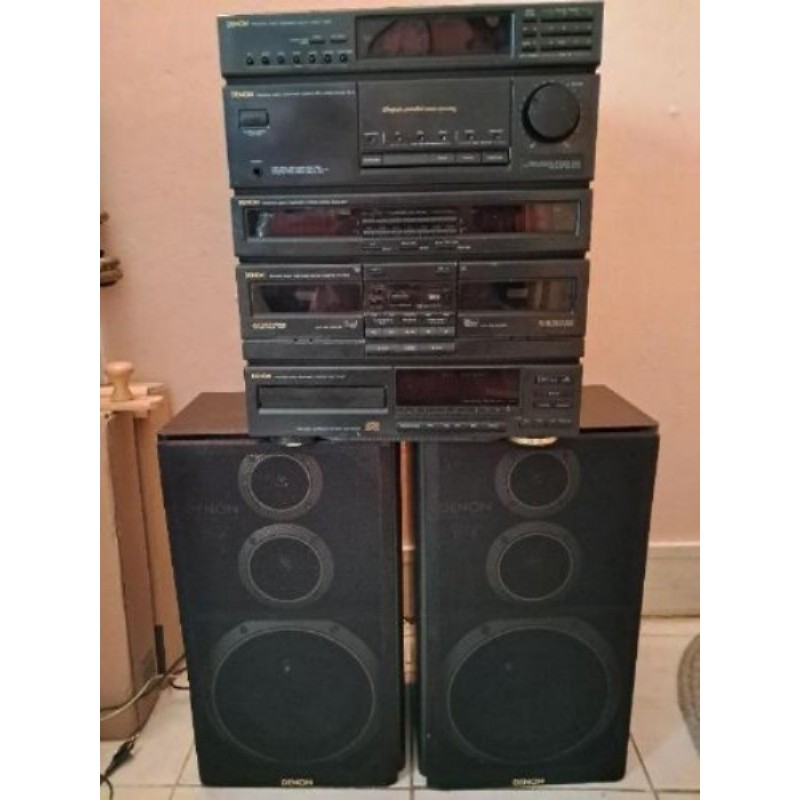 Chaîne Hi-Fi DENON-Ampli et Lecteur Haute Qualité 