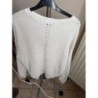 Pull écru Tex taille M