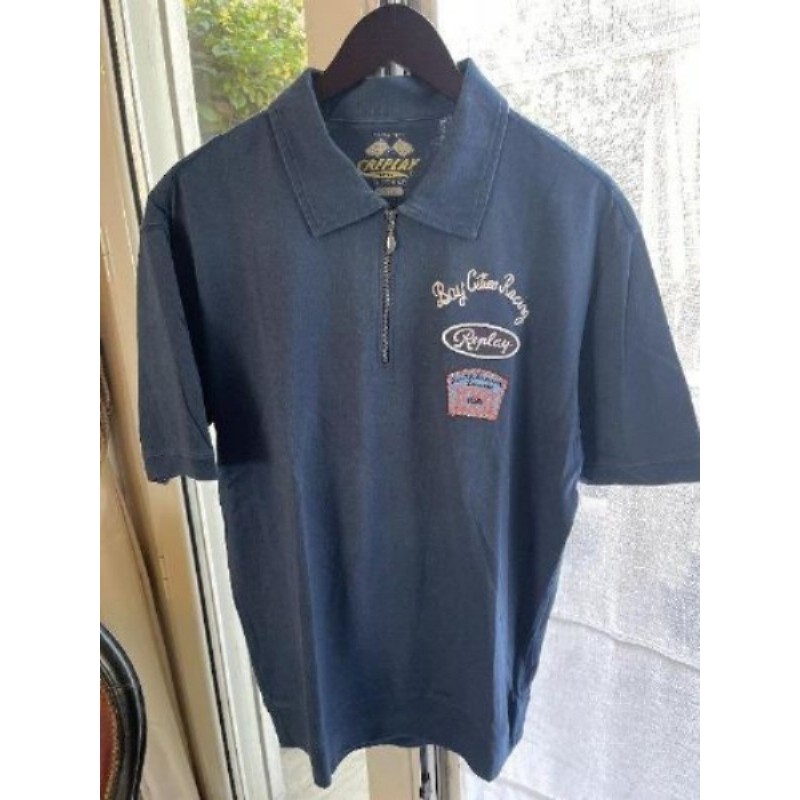 Polo REPLAY bleu XL