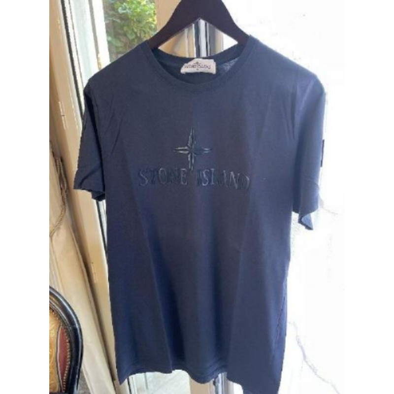 T-shirt Stone Island XL BLEU 