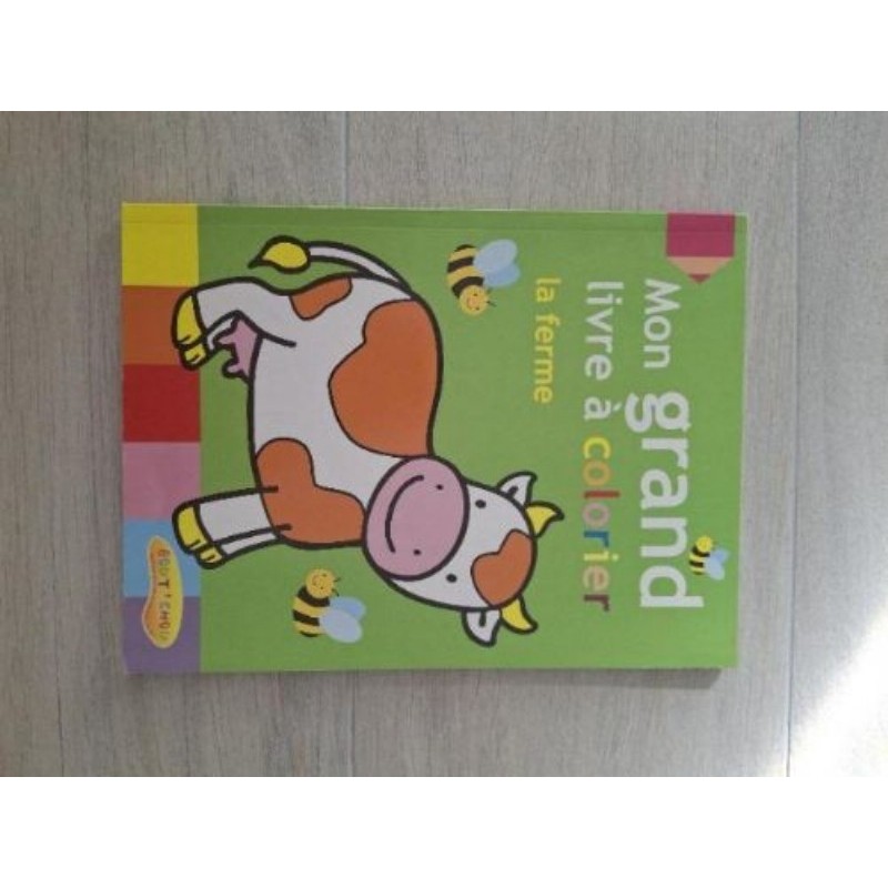Mon grand livre à colorier la ferme 