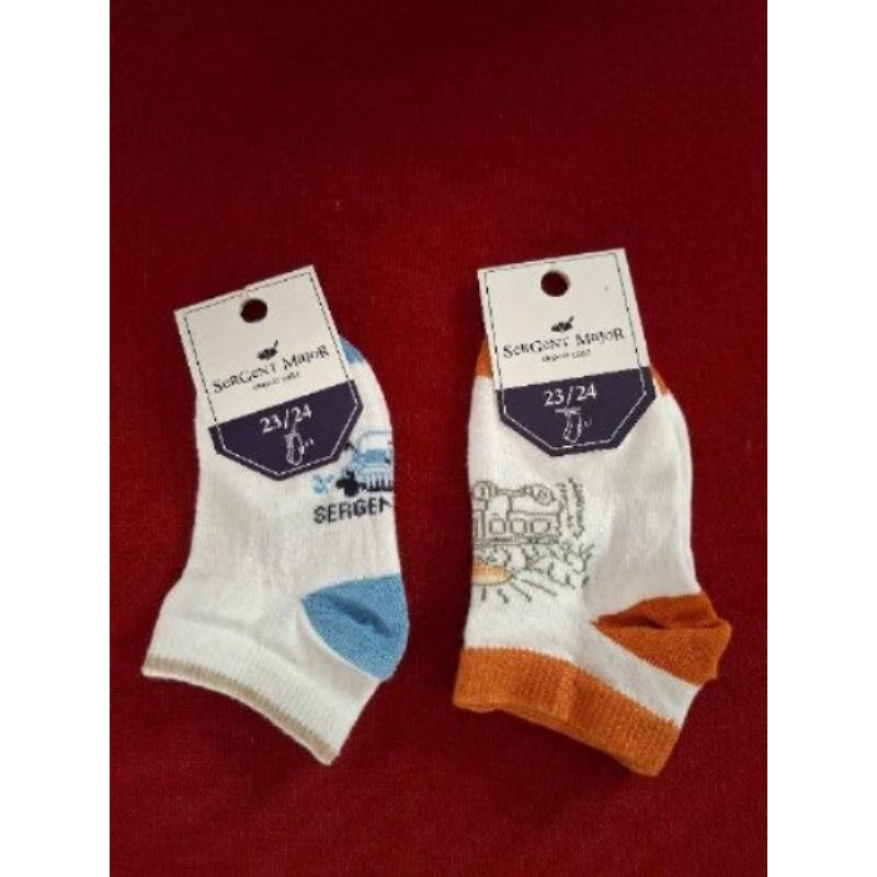 2 paires de Socquettes neuves Sergent major pointure 23/24