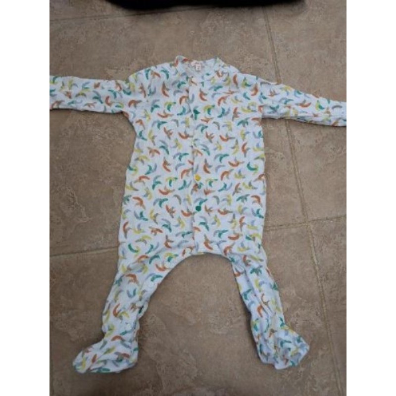 Pyjama gigoteuse 12 mois Catimini motifs bananes multicolores 