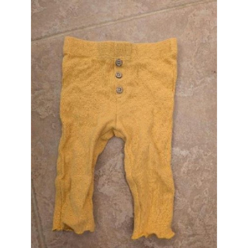 Legging jaune bébé fille 6 mois 