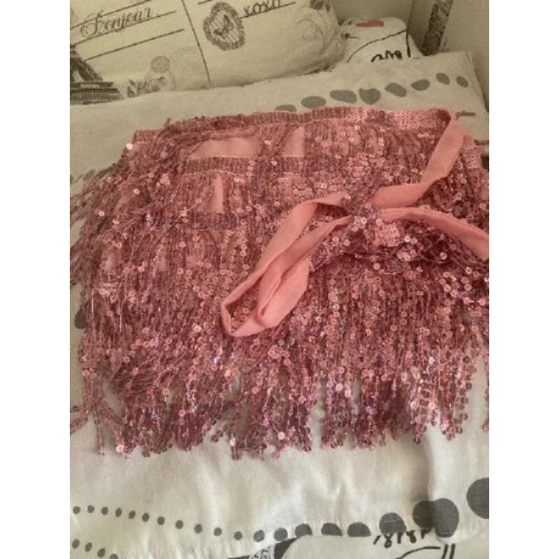 jupe courte à sequins pour deguisement Taille unisue