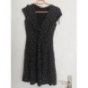 Robe Pimkie noire motifs gris - Taille 36 