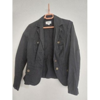 Blouson en jean noir -...
