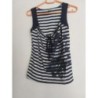 Débardeur rayé marine In Extenso - Taille M