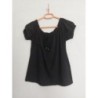 Tee-shirt manches courtes noir - Taille 38