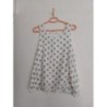 Débardeur blanc à pois gris - Taille 38