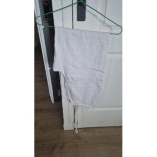Pantalon en lin blanc T1
