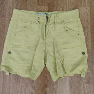 Short jaune/vert Cache...