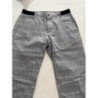 Pantalon en toile à carreaux gris marque Zara taille M