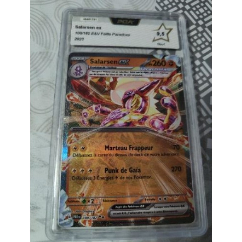 Carte pokémon gradés Salarsen ex 9.5