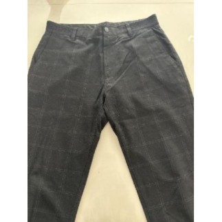 Pantalon en toile noir à...
