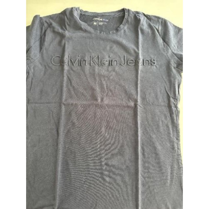 Tee-shirts bleu marine Calvin Klein taille M