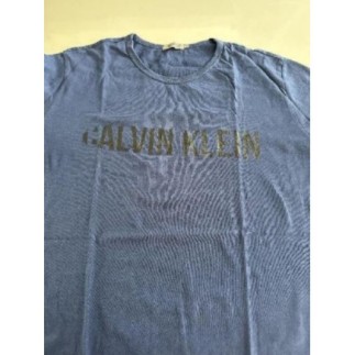 Tee-shirts bleu Calvin Klein 