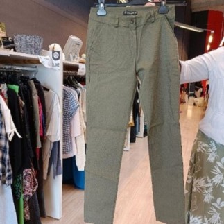 Pantalon Olive verte T. 38