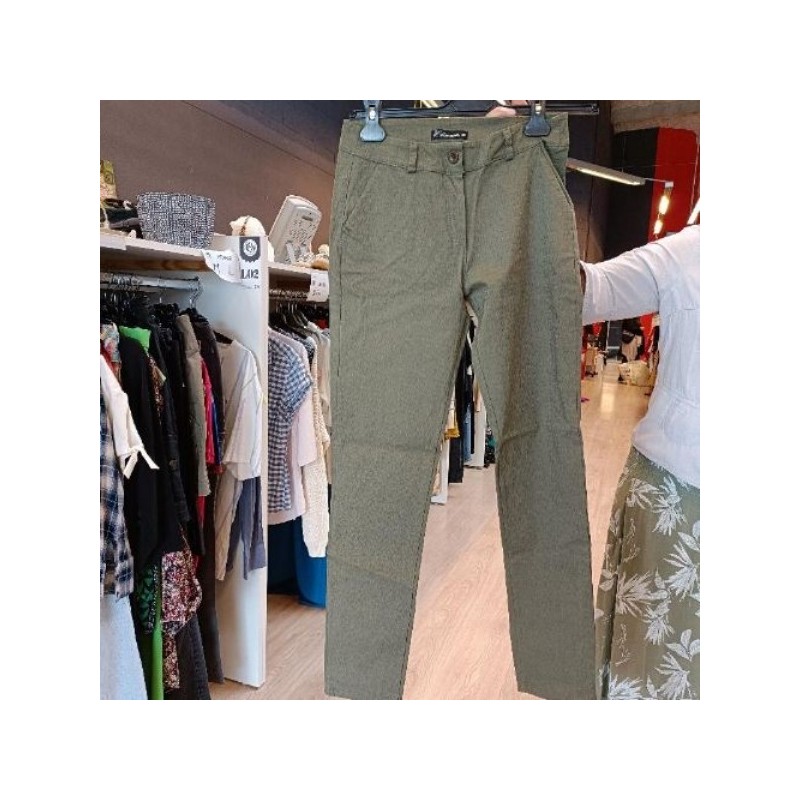 Pantalon Olive verte T. 38