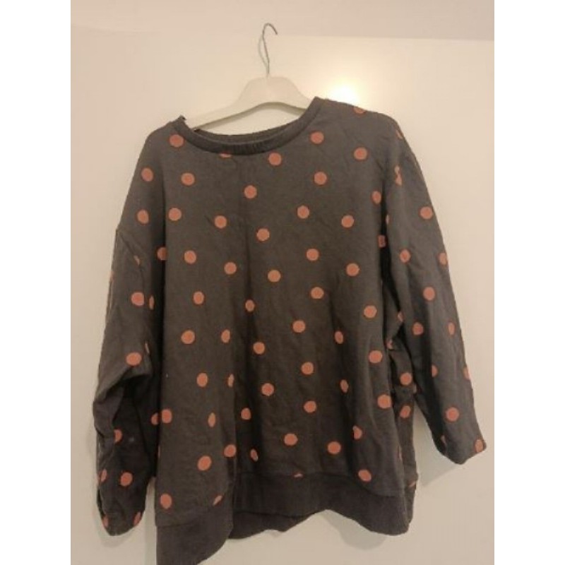 Sweat gris foncé poids rose Xxl
