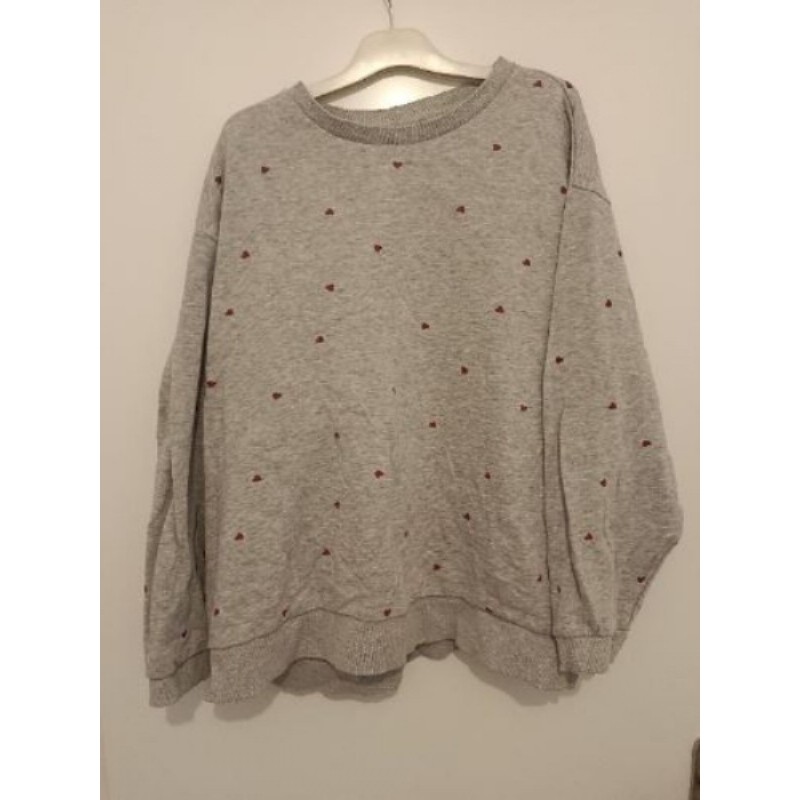 Sweat gris clair Xxl
