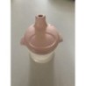 Gourde anti fuite bébé rose