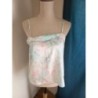HAUT EN SOIE A FLEURS TAILLE 38