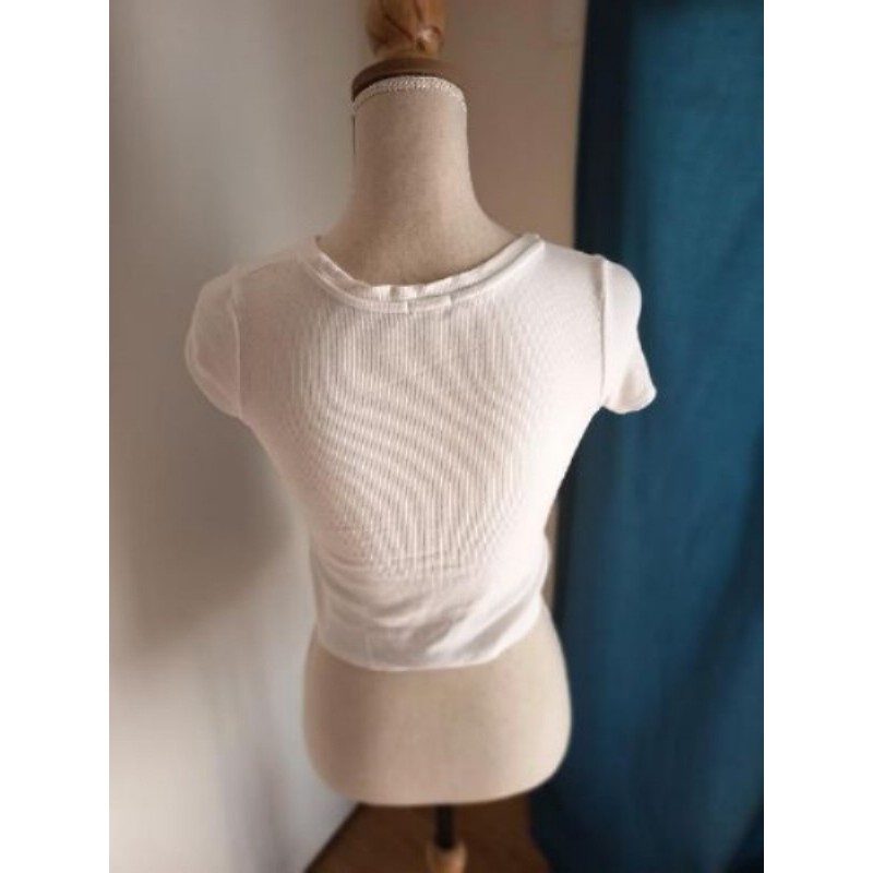 HAUT BLANC TAILLE XXS LULU CASTAGNETTE