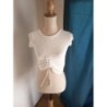 HAUT BLANC TAILLE XXS LULU CASTAGNETTE