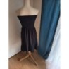 ROBE BUSTIER NOIR TAILLE S
