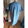 ROBE JEANS BLEU TAILLE 40/42 KIABI 97 CM DE LONGEUR