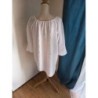 TUNIQUE BLANCHE TAILLE UNIQUE 