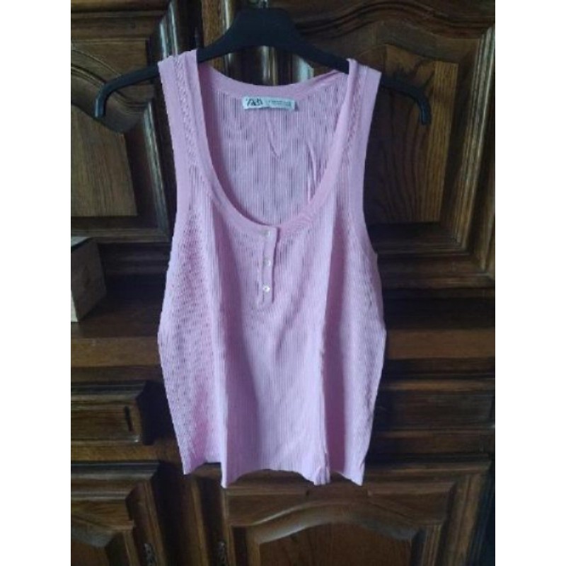 Débardeur rose ZARA   XL
