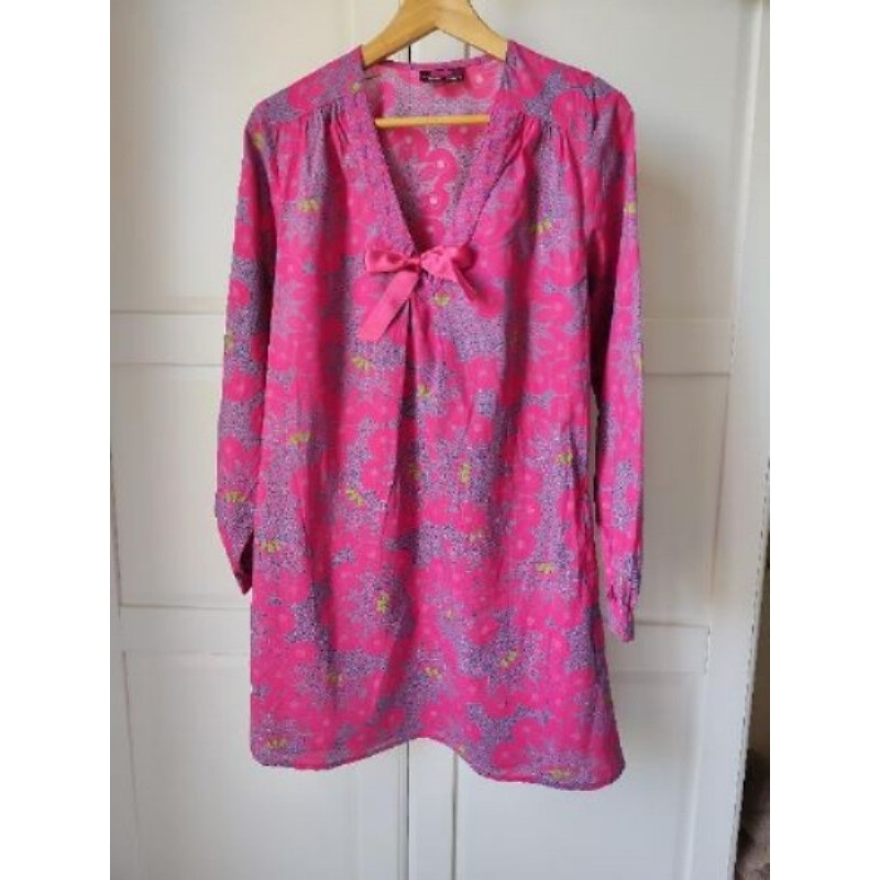 Robe manches longues rose taille M La fiancée du Mekong
