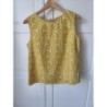 Top jaune moutarde sans manches taille 42 Maison 123
