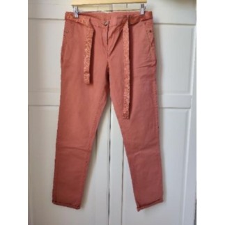 Pantalon fin rose, taille 40