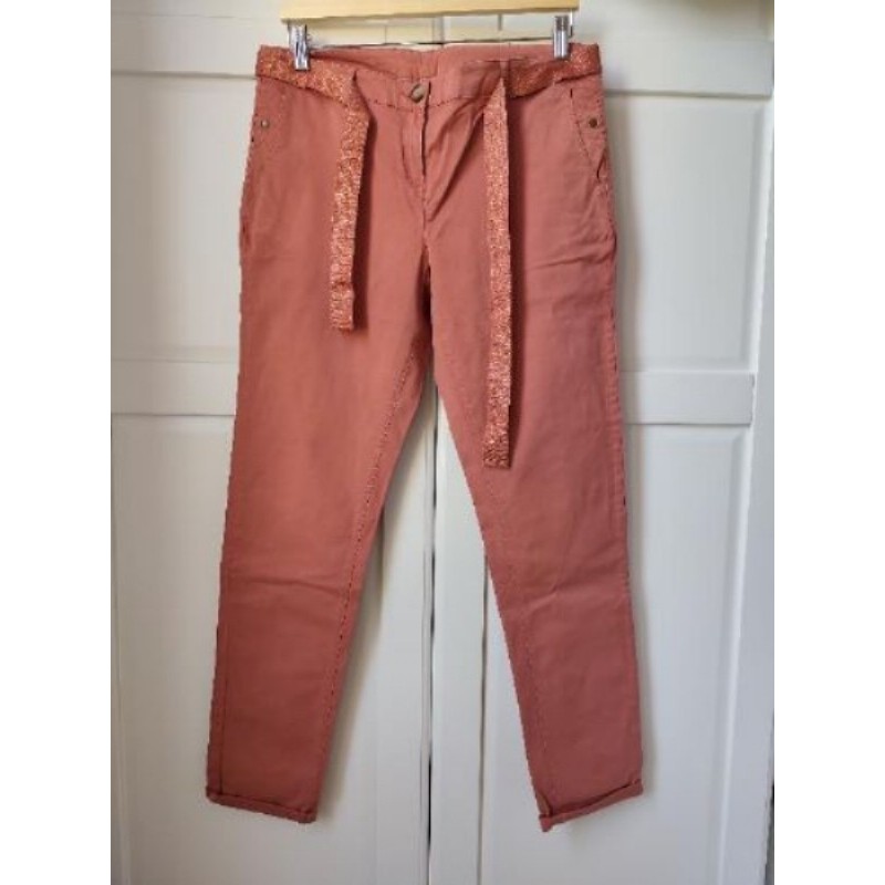 Pantalon fin rose, taille 40