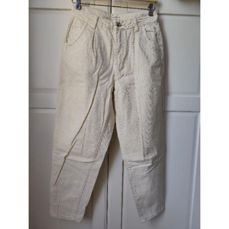 Jean jaune très pâle, taille M, Cache cache 