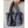 Sac gris fourrure 