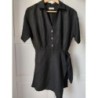 Combishort avec retour devant noire, taille 34, cache cache 