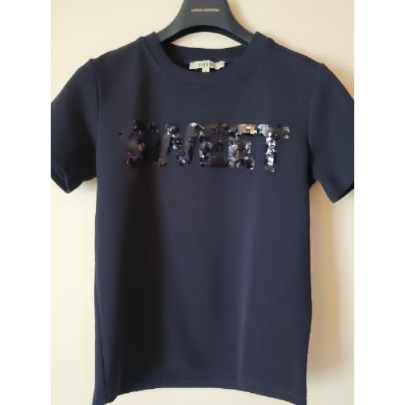 T-shirt bleu T.S