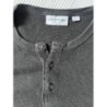 T-shirt Lacoste, noir avec des boutons Taille FR4