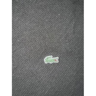 T-shirt Lacoste, noir avec des boutons Taille FR4