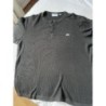 T-shirt Lacoste, noir avec des boutons Taille FR4