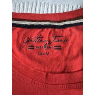 T-shirt gentleman, Farmer, orange, taille M9