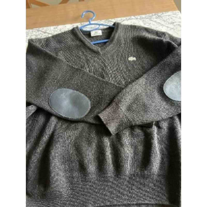 Pull Lacoste, taille 5 noir
