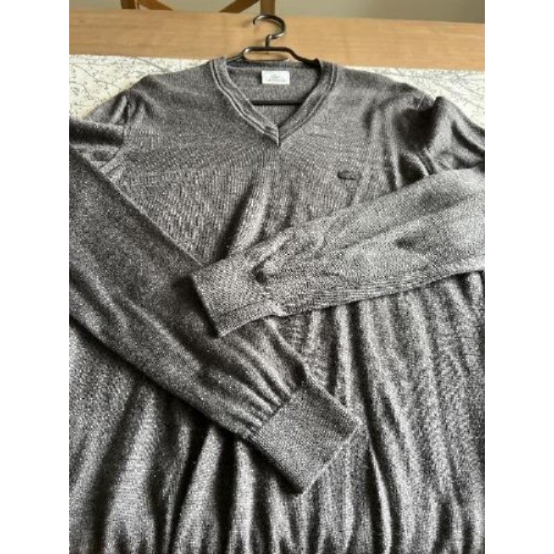 Pull Lacoste, gris clair taille 5